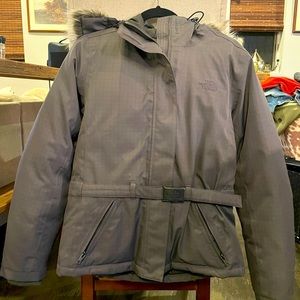 The North Face Down Jacket w/ Faux Fur Hood